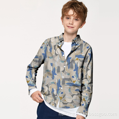 Digital Printing Fabric Fine Denier Polyester Suiting Shirt